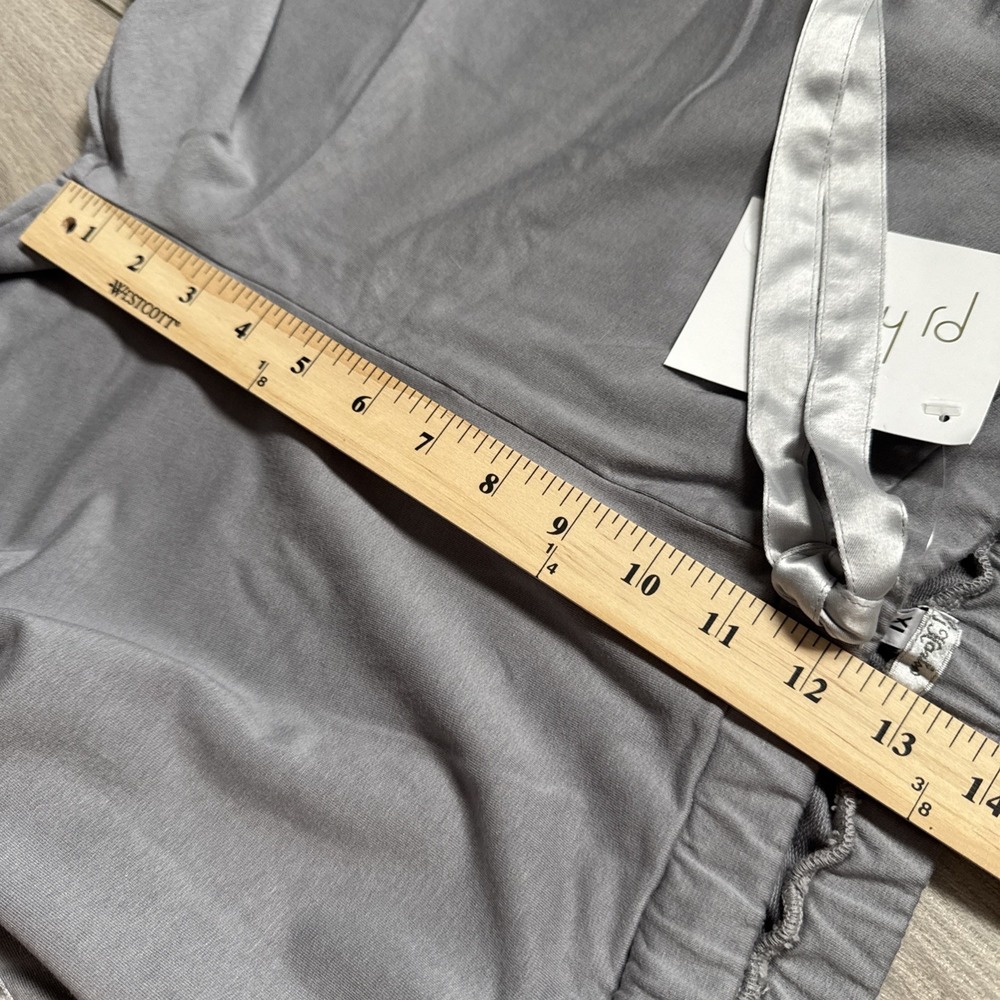 PJ Harlow Matching pajama Set Izzy Top Blair Pants Satin Trim Pockets Sleepwear - Picture 13 of 16
